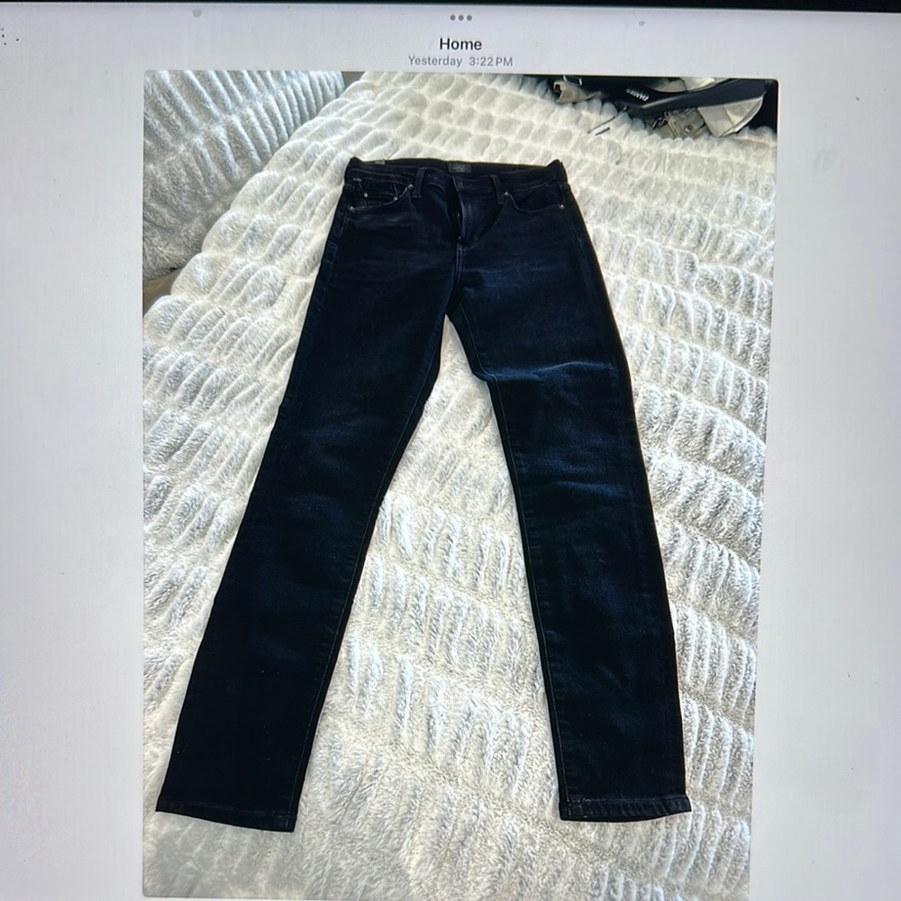 Ladies Citizens against Humanity Black Jeans Rocket Ankle high rise skinny